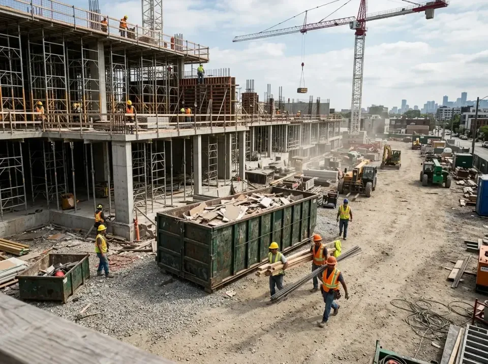 commercial-construction-site-w-002 — frequently asked questions, Low Cost Construction Dumpster Rental in Metuchen, NJ